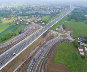 Budowa węzła Niepołomice na autostradzie A4