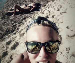 Monika Jarosińska na Ibizie