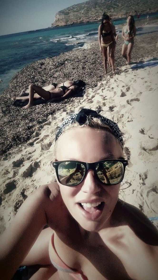 Monika Jarosińska na Ibizie