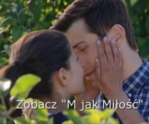 M JAK MIŁOŚĆ, odc. 939. Kasia (Agnieszka Sienkiewicz), Marek (Kacper Kuszewski)