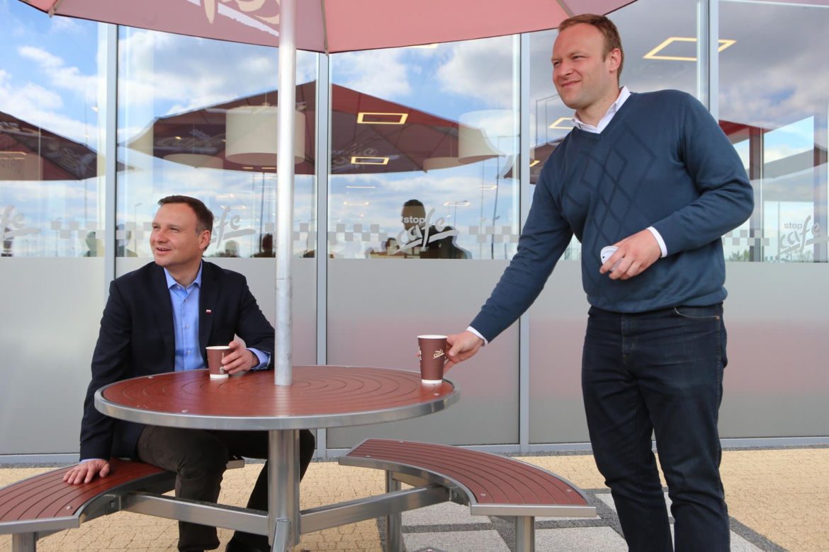Marcin Mastalerek, Andrzej Duda
