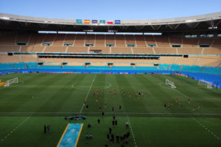 Euro 2021. Reprezentacja Polski trenowała w Sewilli. Czujne oko prezesa Bońka