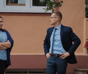 M jak miłość odc 1614. Piotrek (Marcin Mroczek), Krysia Filarska (Hanna Mikuć)