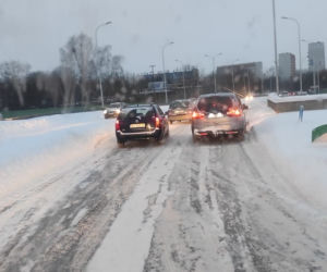 Atak zimy w Białymstoku i województwie podlaskim 09.02.2021 [ZDJĘCIA]