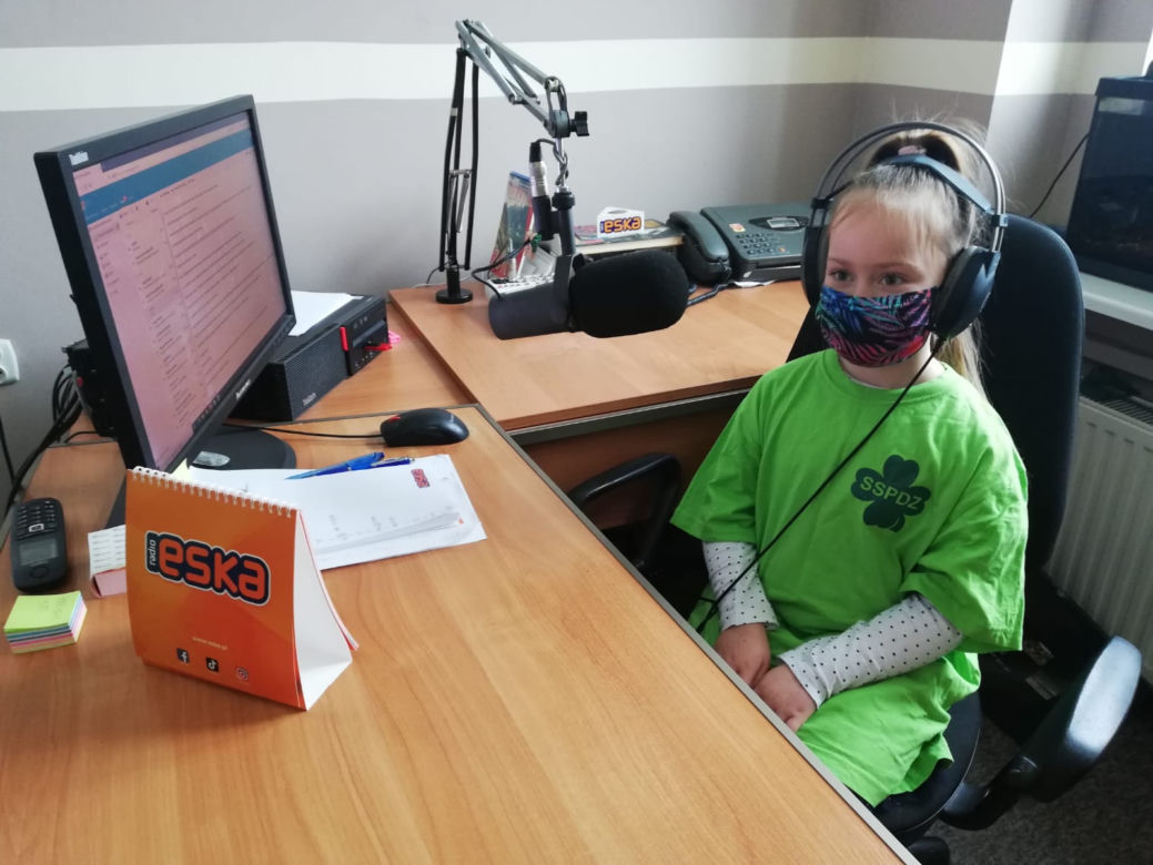 Szczecineckie "Koniczynki" odwiedziły Radio ESKA