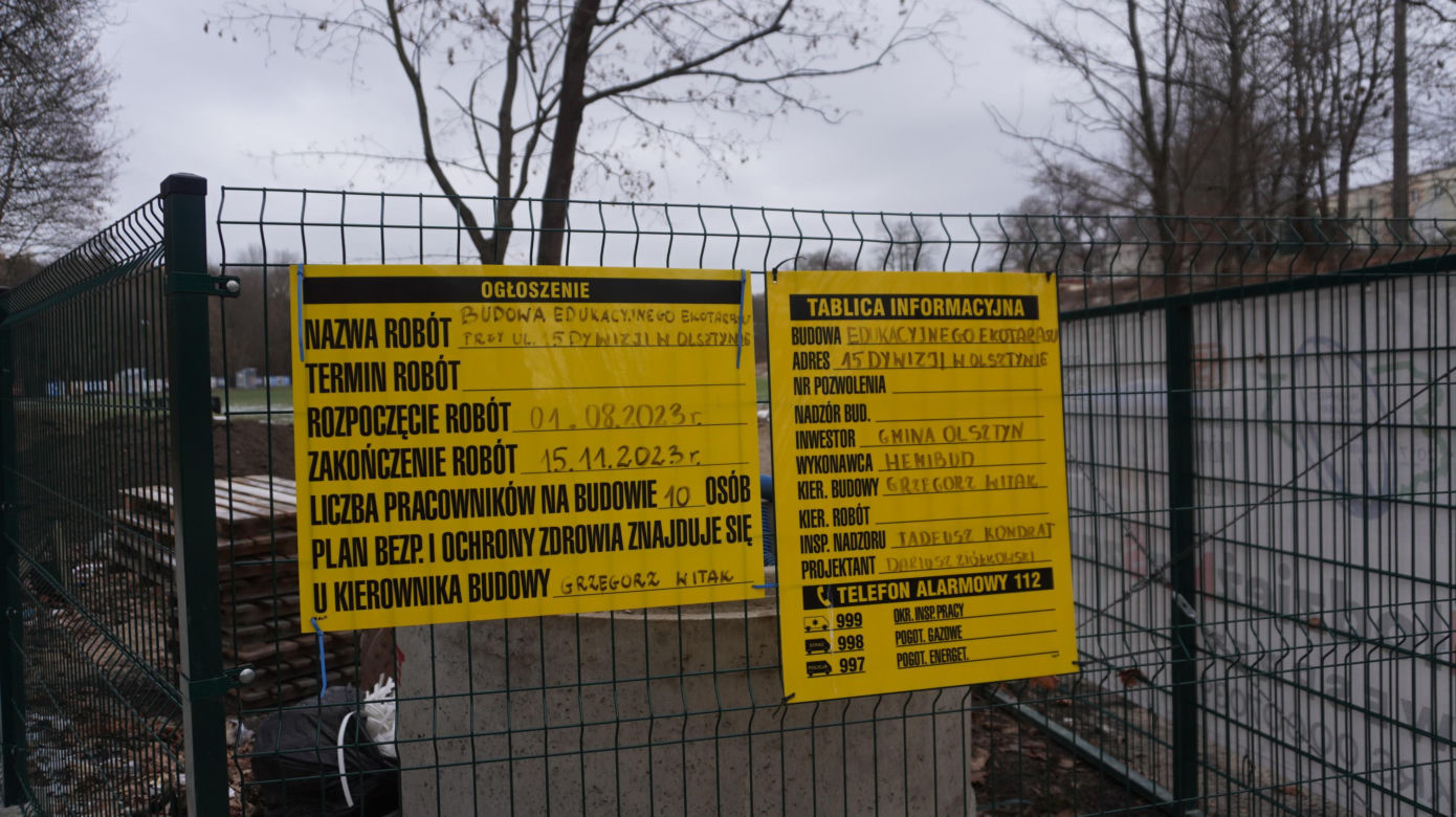 Nowe miejsce rekreacji nad Łyną coraz bliżej. Trwają prace wykończeniowe Ekotarasu w Olsztynie [ZDJĘCIA]