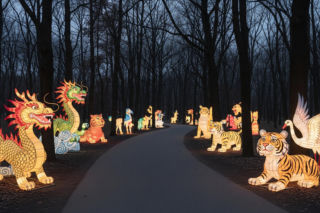 Lumina Park Bydgoszcz. Co kryje się za świetlną kurtyną chińskich lampionów?