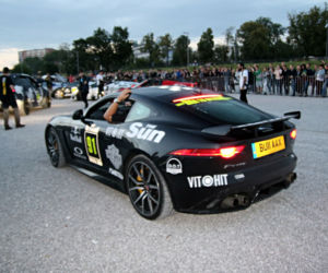 Gumball 3000 2017 w Warszawie pod Stadionem Narodowym