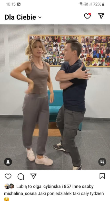 M jak miłość na planie. Kama (Michalina Sosna), Jakub Karski (Krzysztof Kwiatkowski)