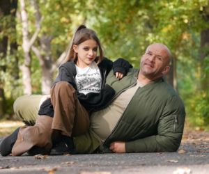 Pierwsza miłość: Fabian (Tomasz Oświeciński), Stasia (Maja Oświecińska) 
