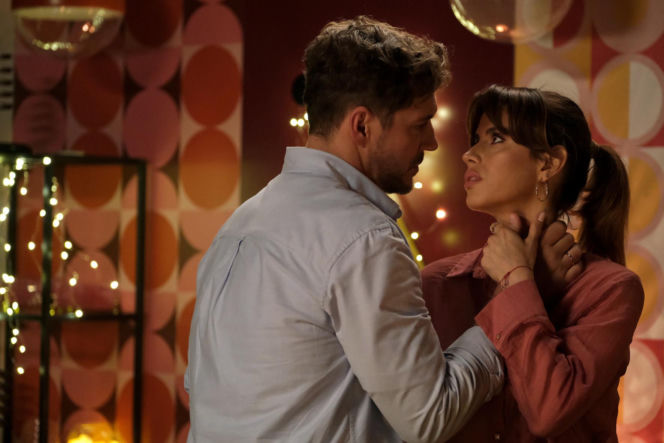 M jak miłość, odcinek 1919. Kama (Michalina Sosna), Marcin (Mikołaj Roznerski)