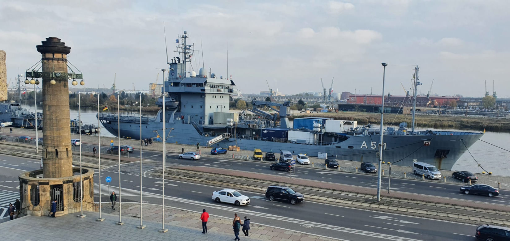 Okręty NATO zacumowały w Szczecinie