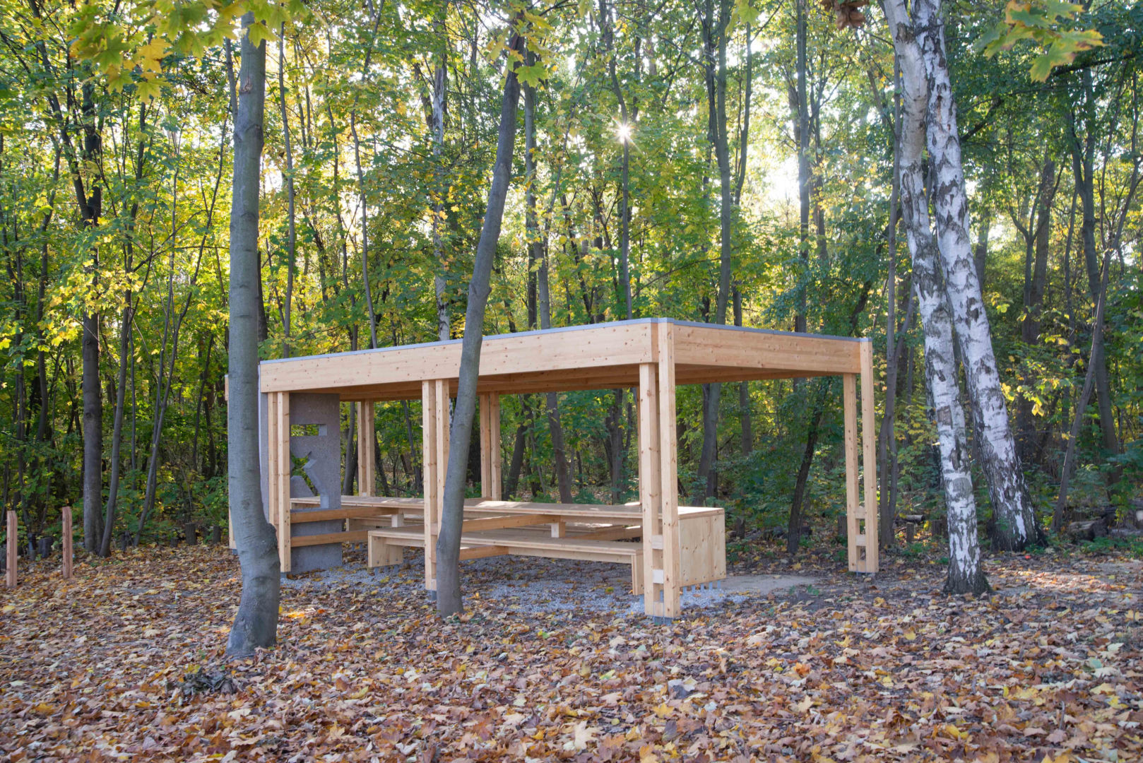 Park Żerański – altany i miejsca na ogniska