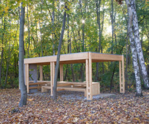 Park Żerański – altany i miejsca na ogniska