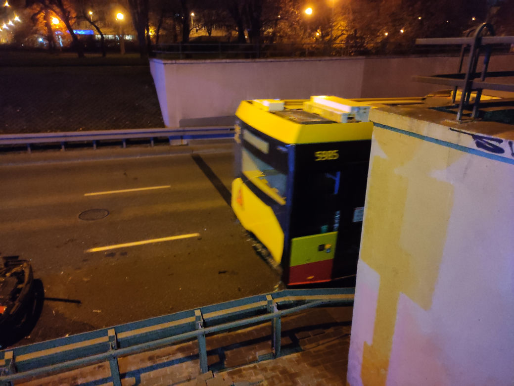 Wypadek autobusu