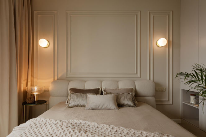 Soft minimalizm w gdyńskim apartamencie - projekt Agata Piltz