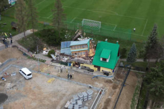 Eksplozja w budynku klubu sportowego. Jedna osoba została ranna