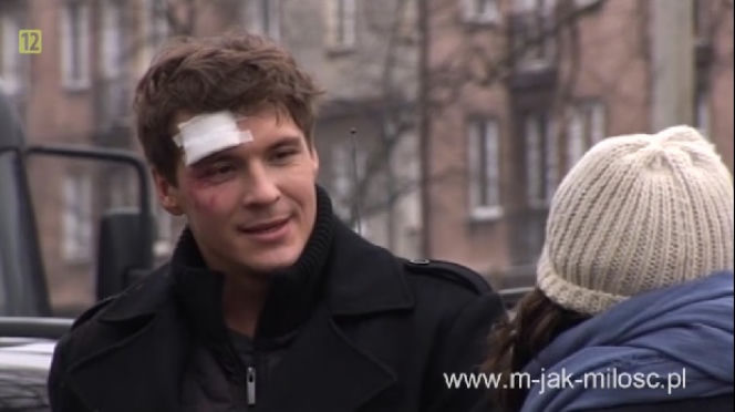 M jak miłość. Marcin (Mikołaj Roznerski), Iza Lewińska (Adriana Kalska)