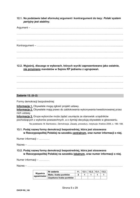 Matura 2022: WOS rozszerzony. Arkusze CKE, zadania, pytania. Poziom rozszerzony	