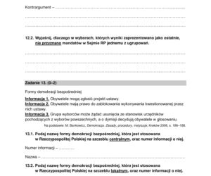 Matura 2022: WOS rozszerzony. Arkusze CKE, zadania, pytania. Poziom rozszerzony	