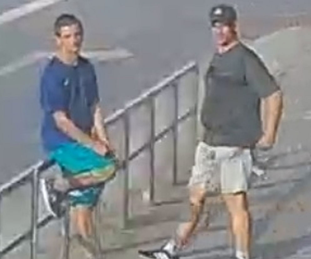 Tego się nie spodziewali! Nagrała ich kamera przed Galerią Łódzką