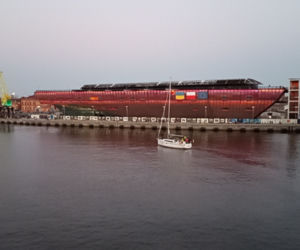 Iluminacja Morskiego Centrum Nauki w Szczecinie