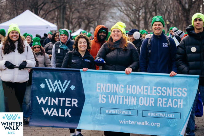 Trzeci Winter Walk w Nowym Jorku