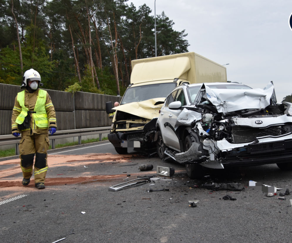 Wypadek w al.Krakowskiej. Uszkodzone trzy auta