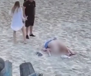 Seks na plaży w Mielnie