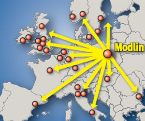 Z Modlina do całej Europy