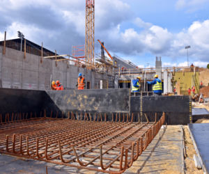 Budowa stadionu w Szczecinie - kwiecień 2021