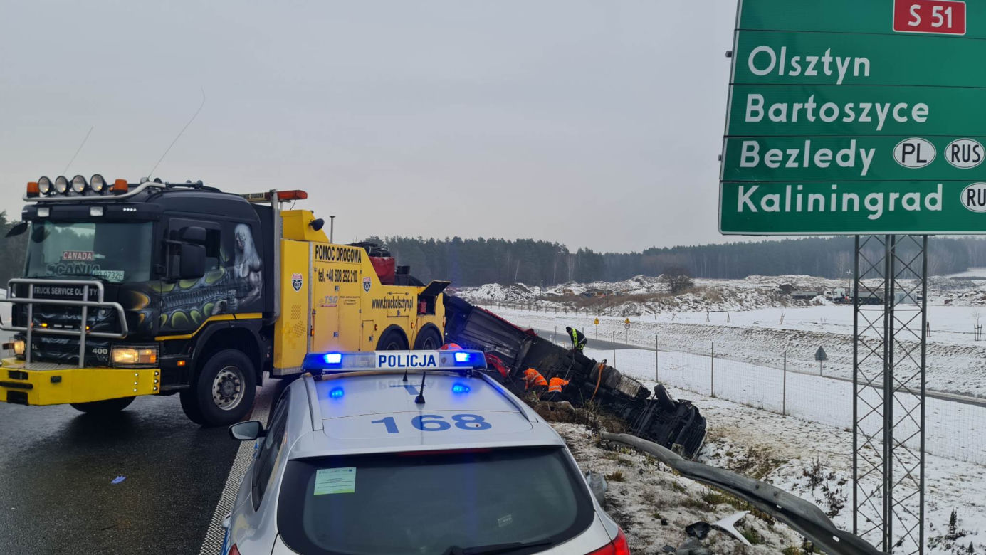 Groźna kolizja na S51