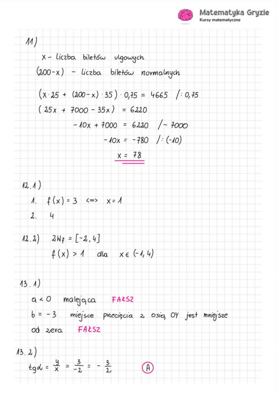 Matura 2026 matematyka: WSZYSTKIE odpowiedzi do arkusza CKE 5.05.2026