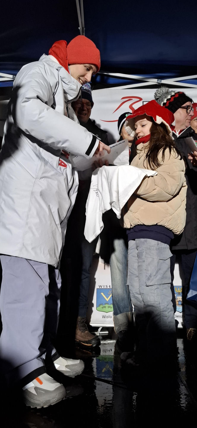 Powitanie Kacpra Tomasiaka w Bystrej 18.02.2026