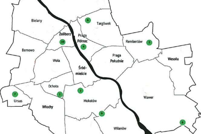 Wiemy, gdzie powstaną Warszawskie Centra Lokalne