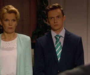 Ranczo 9 sezon odc. 115. Więcławska (Dorota Chotecka), Fabian Duda (Piotr Ligienza)