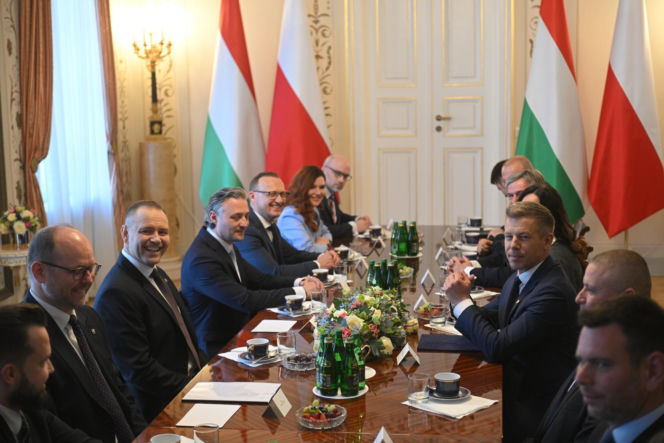 Spotkanie premiera Węgier z prezydentem Karolem Nawrockim