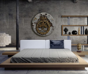 Duży zegar ścienny loft