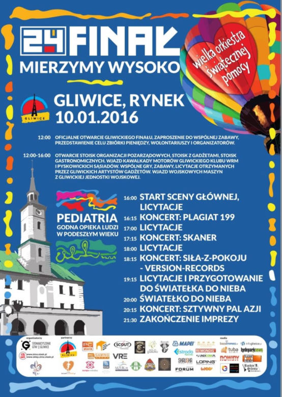 WOŚP 2016 Gliwice