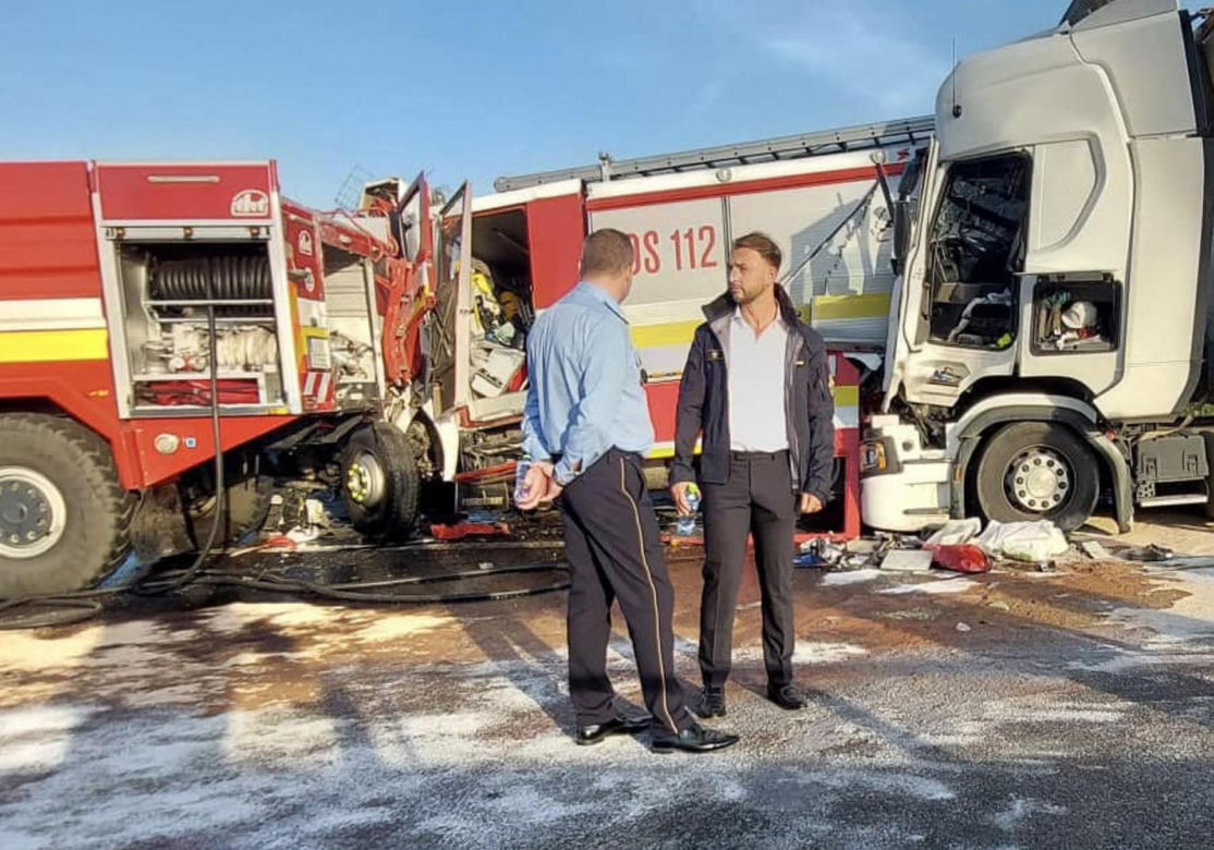 Tragedia na Słowacji. Polska ciężarówka wjechała w służby