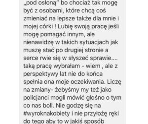  Anita Sokołowska wspiera Strajk Kobiet. Namawia policję do buntu