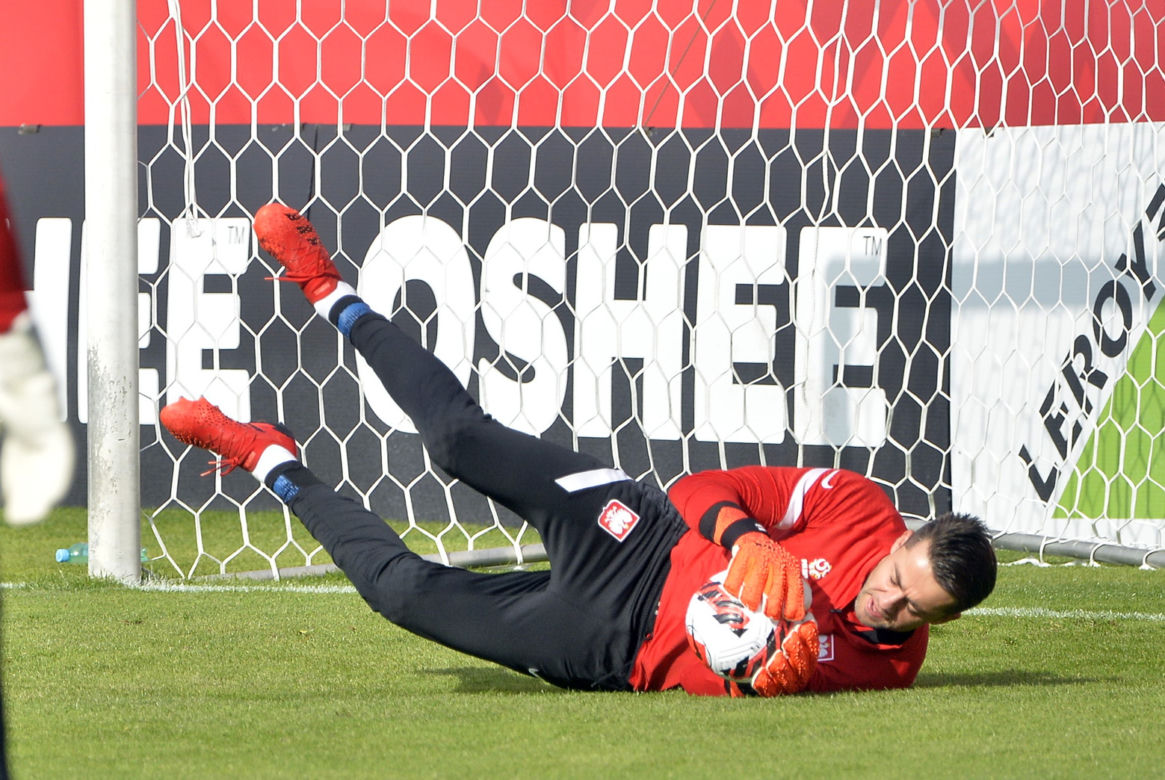 Trening reprezentacji na stadionie Legii