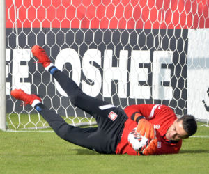 Trening reprezentacji na stadionie Legii