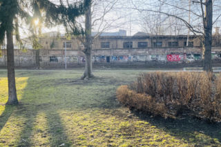 Dawna huta w Szopienicach - mur