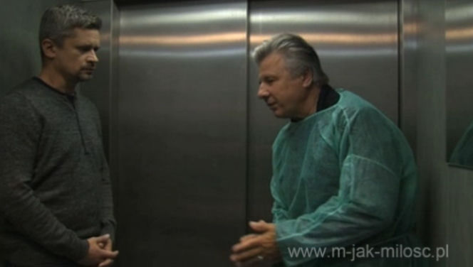 ''M jak miłość'' Wiktor (Piotr Grabowski) Wojciech (Emilian Kamiński)