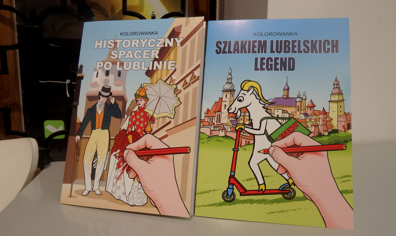 Kolorowanka z historią miasta