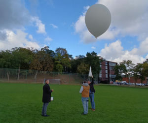 Jaka pogoda tam na górze? Balon meteorologiczny Politechniki Lubelskiej przeleciał nad Lubelszczyzną