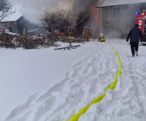 Tragiczny pożar w Ziomakach