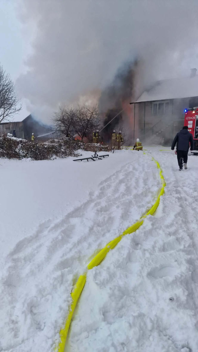 Tragiczny pożar w Ziomakach