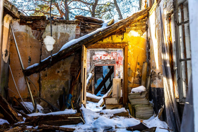 Ruiny domu Wedla w Otwocku